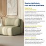 Sofá Modular 100cm sem Braço Orla CabeCasa MadeiraOriginals - 10