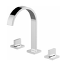 Torneira Misturador Duplo Comando Luxo para Banheiro Lavabo Lavatório  Metal Premium PMX - 1