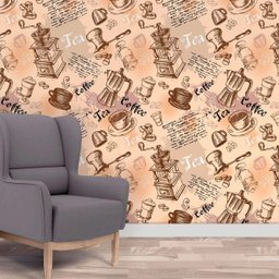 Papel de Parede para Cozinha Café Mod 002-60x300cm - 1