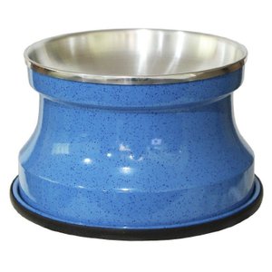 Comedouro Alto Gatos Alumínio Gastrobel - Azul Pigmentado