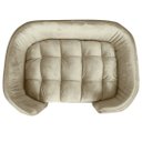 Ver imagem 3 de Poltrona Cama Pet Hannah Luxo - Suede Cappuccino