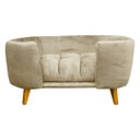 Ver imagem 2 de Poltrona Cama Pet Hannah Luxo - Suede Cappuccino