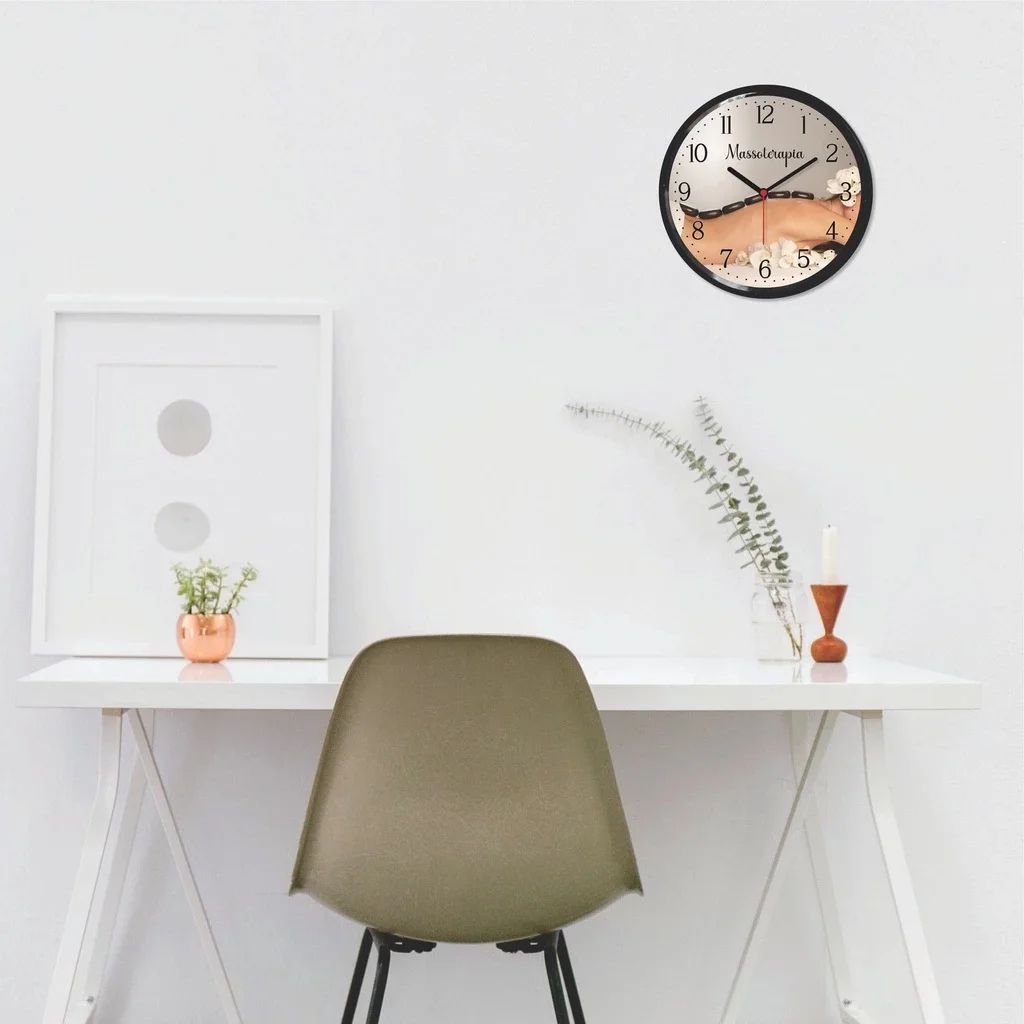 Relogio Parede Massoterapia Massagem Decoracao Salao Estetica Spa Presente - 2