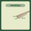 Ver imagem 3 de 10 Ripas Sarrafos 3x5x100 Cm Madeira de Pinus Artesanato