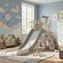 Ver imagem 5 de Playground Infantil Mini Mundo 5 em 1 Branco e Cinza Freso
