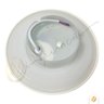 Arandela Eclipse Redonda 12w Led 3000k Luz Indireta Ip65 Externa Branco - 2