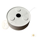 Ver imagem 3 de Arandela Eclipse Redonda 12w Led 3000k Luz Indireta Ip65 Externa Branco