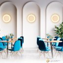 Ver imagem 7 de Arandela Eclipse Redonda 12w Led 3000k Luz Indireta Ip65 Externa Branco