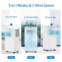 Ver imagem 2 de Takywep Ar-condicionado Portátil 10.000 Btus 3 em 1 110v Branco