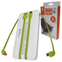 Ver imagem 1 de Carregador Portátil Pineng 10000mAh Pn-957 4 In 1 Universal Branco