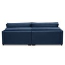 Ver imagem 7 de Sofá Cama Retrátil e Reclinável 2,30m com Molas Karina Veludo Azul Rover & Beato