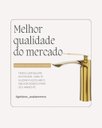 Ver imagem 7 de Torneira de Banheiro Lavabo Grécia Monocomando 100% Metal Premium Quente e Fria Dourada Goldenx