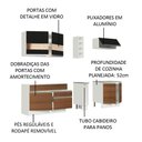 Ver imagem 5 de Armário de Cozinha Completa 220cm Branco/Rustic/Preto Parma Madesa 02