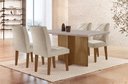 Ver imagem 1 de Conjunto Sala de Jantar Mesa com 4 Cadeiras Cayman Yescasa