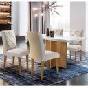 Ver imagem 7 de Conjunto Sala de Jantar Mesa com 4 Cadeiras Cayman Yescasa
