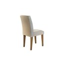 Ver imagem 6 de Conjunto Sala de Jantar Mesa com 4 Cadeiras Cayman Yescasa Marrom/Off White/Imbuia/Veludo Creme