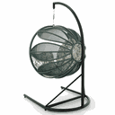 Ver imagem 3 de Balanço Flor em Corda Náutica Verde Militar - Tecido Vinales Verde