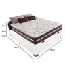 Cama Box Com Baú Casal + Colchão De Molas - Comfort Prime - Classic Superlastic 138cm:Branco - 5