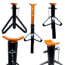 Ver imagem 7 de Par de Cavaletes Automotivos Preguiça 2 Toneladas Reforçado Trava de Segurança Manutenção Veículos