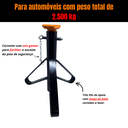 Ver imagem 2 de Par de Cavaletes Automotivos Preguiça 2 Toneladas Reforçado Trava de Segurança Manutenção Veículos