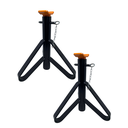 Ver imagem 1 de Par de Cavaletes Automotivos Preguiça 2 Toneladas Reforçado Trava de Segurança Manutenção Veículos