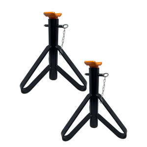 Par de Cavaletes Automotivos Preguiça 2 Toneladas Reforçado Trava de Segurança Manutenção Veículos