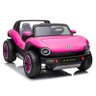 Carro Eletrico Infantil E-buggy Volkswagen 2 Lugares 12v Rosa - Belfix - 1