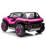 Carro Eletrico Infantil E-buggy Volkswagen 2 Lugares 12v Rosa - Belfix - 2