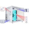 Gabinete Gamer Aquario Micro White W2sb - 17