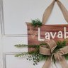 Placa Madeira Lavabo 37x38 - 6