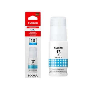 Tinta Canon Gi-13 Gi13 Ciano Original para Impressora Mega Tank G510 G610 G-510 G-610 Refil 60ml