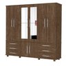 Guarda-Roupa 8 Portas 6 Gavetas 4 Espelhos Barcelona Carmolar - 3