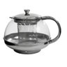 Chaleira com Infusor em Inox e Vidro 800ml para Chás Gourmet em Casa Decorativa - 1