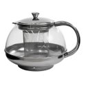 Ver imagem 1 de Chaleira com Infusor em Inox e Vidro 800ml para Chás Gourmet em Casa Decorativa
