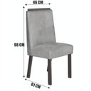 Ver imagem 4 de Sala de Jantar 90x90 4 Cadeiras Paola Bom Pastor