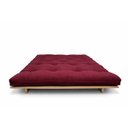 Ver imagem 2 de Cópia - Sofá-cama Futon Slim L 03 Lugares Cor Vinho