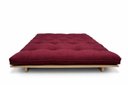 Ver imagem 2 de Cópia - Sofá-cama Futon Slim L 03 Lugares Cor Vinho