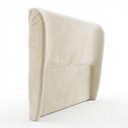 Ver imagem 1 de Cabeceira para Cama Box Casal Padrão Liah 140cm Bouclê Bege - Abmaza