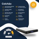 Ver imagem 5 de Cama Box Baú com Colchão Gazin de Espuma D28 Pillow Top Ortoblack Casal 138cm