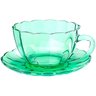 Jogo de Xícaras de Vidro para Café Peach Verde 90 Ml - 12 Peças - 3