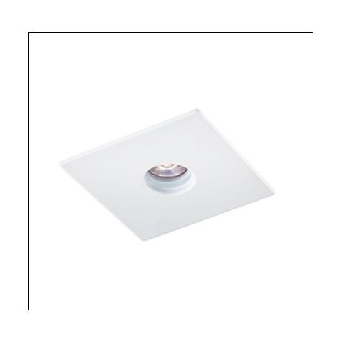 PLAFON MINI LASER QUADRADADO BRANCO