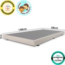 Ver imagem 3 de Base Box Mini Cama Montessoriana Solteiro Infantil 148x68x9cm - BF Colchões