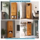 Ver imagem 6 de Armário Multiuso 2 Portas 1 Gaveta 61,70cm 100% MDF Chianti Espresso Móveis
