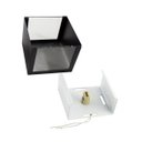 Ver imagem 6 de Luminária Arandela 2 Fachos Slim Preta Externa Interna St397