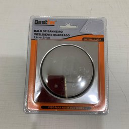 Ralo Inteligente Banheiro Click Inox Quadrado 9,4x9,4 Lavabo - 9