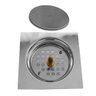 Ralo Inteligente Banheiro Click Inox Quadrado 9,4x9,4 Lavabo - 3