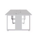 Ver imagem 4 de Plataforma de Trabalho 4 Lugares 1,80m X 1,20m Pé Metal F5 Cor:cinza
