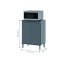 Ver imagem 5 de Balcão Micro Ondas Alice Cinza