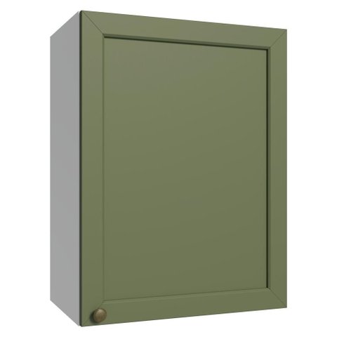 Armário Aéreo 50cm 1 Porta Branco/verde Vik Madesa