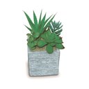 Ver imagem 2 de Vaso Planta Artificial Quadrado Com Planta Sortido 202070059